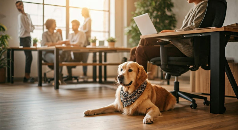 Pes v pisarni: vodnik za uspešno sobivanje in večjo produktivnost pri delu