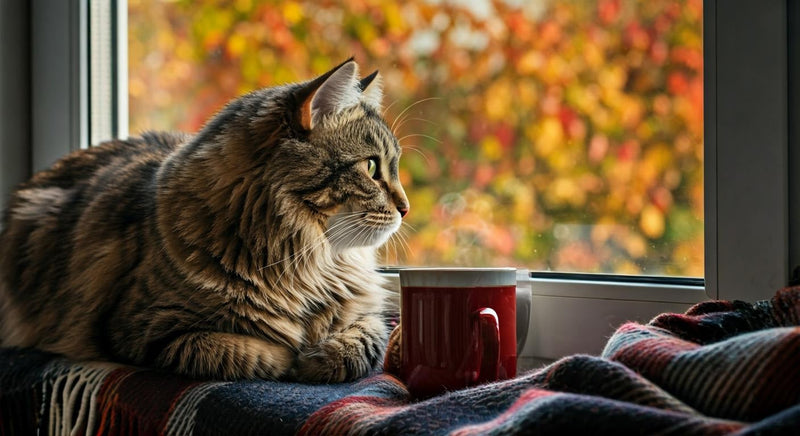 Kako jesen in zima vplivata na vedenje mačk