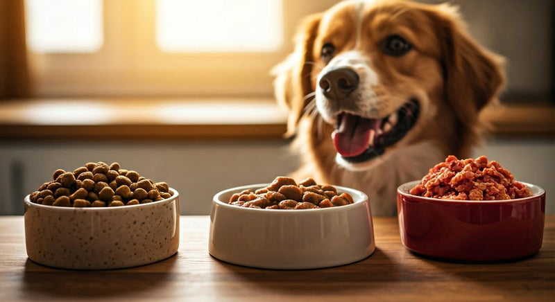 Suha, mokra ali polmokra hrana: katera je najboljša za vašega psa?