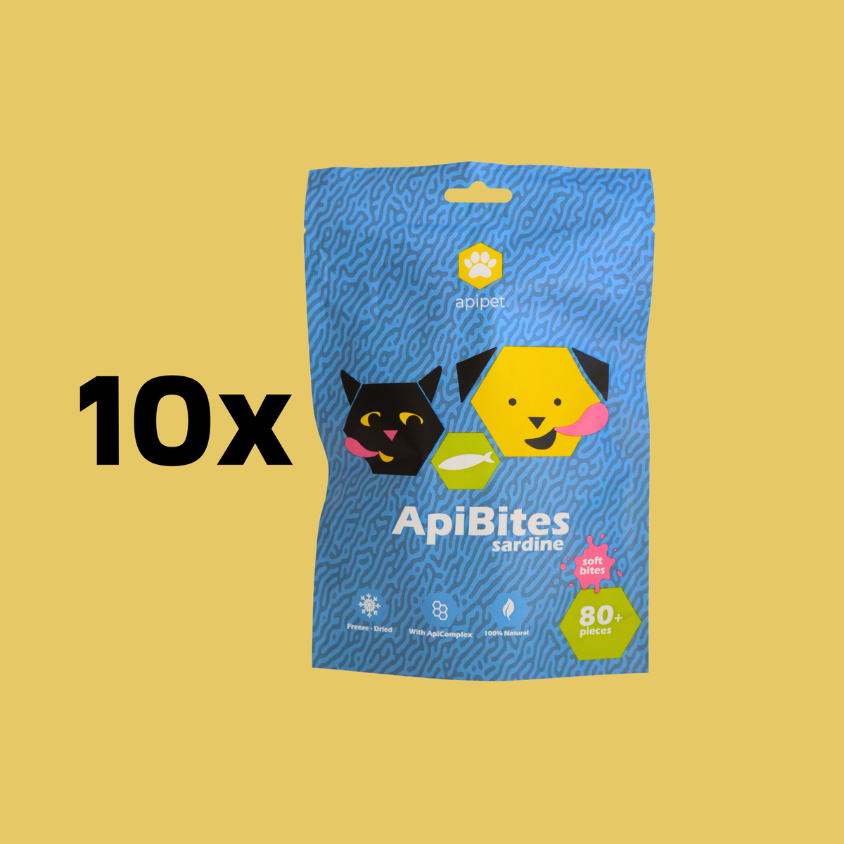 ApiBites Sardine – paket 10 kosov (8+2 GRATIS)