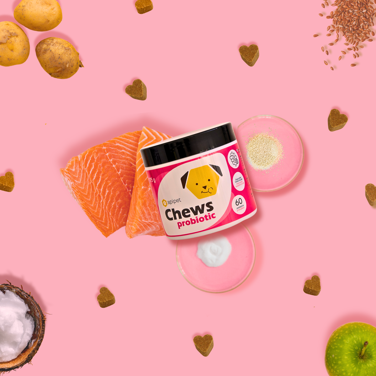 Apifood Hypoallergic Jagnjetina + GRATIS Chews Probiotic