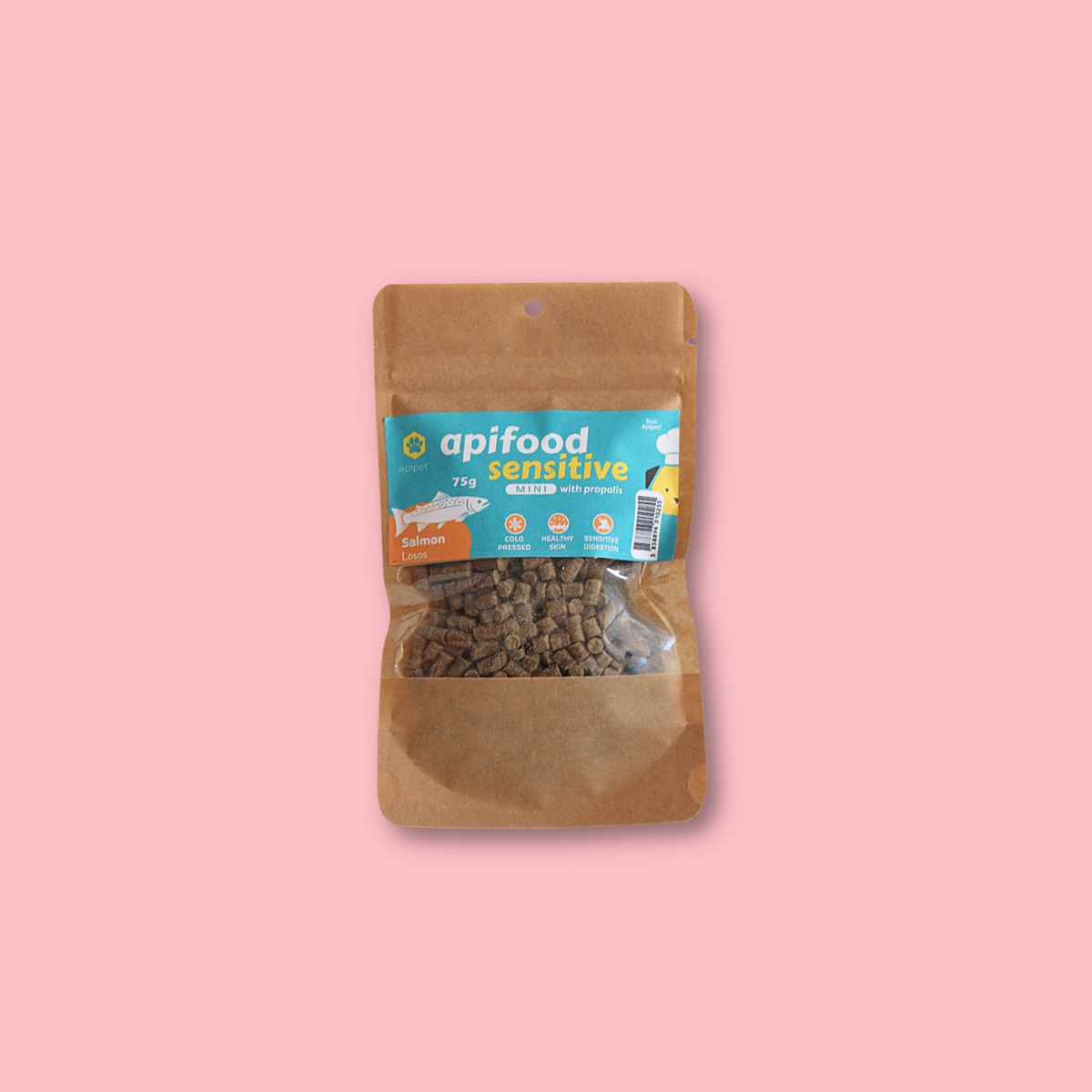 Apifood Sensitive Losos MINI - Vzorec 75 g
